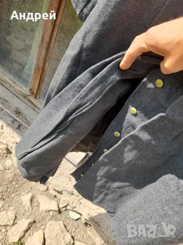 Стар военен шинел #2, снимка 6 - Антикварни и старинни предмети - 50350601