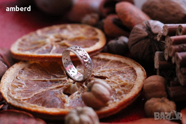 Сребърна винтидж халка - модел R031, снимка 3 - Пръстени - 53518179