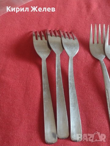 Лот комплект вилици за десерт 6 броя от соца за КОЛЕКЦИЯ ДЕКОРАЦИЯ 42134, снимка 5 - Други ценни предмети - 43844839