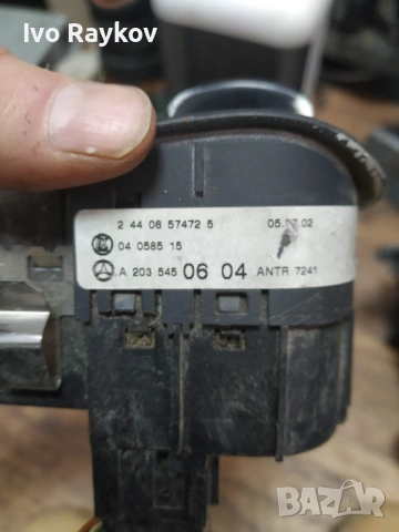 Превключвател на светлините за Mercedes Benz MB W203 , 2035450604, снимка 5 - Части - 53457462