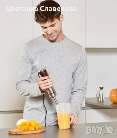 Ръчен пасатор,чопър и блендер Solac Pro Chef 1000, W, неръждаема стомана, снимка 4 - Чопъри и пасатори - 49120449