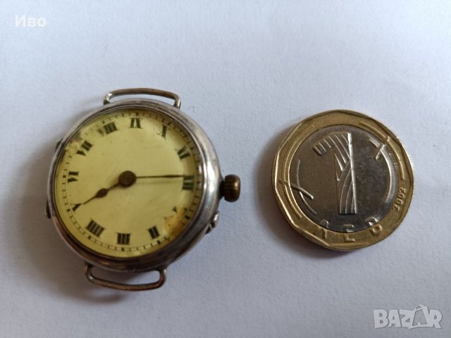 Remontoir сребърен старинен дамски часовник, снимка 8 - Антикварни и старинни предмети - 32622692