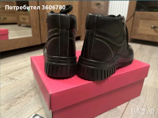 Дамски боти от естествена кожа , снимка 4 - Дамски боти - 51103806