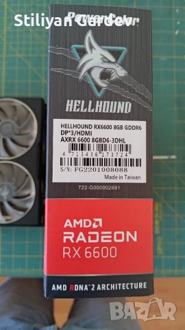 AMD Radeon PoweColor RX 6600, снимка 2 - Видеокарти - 51289659