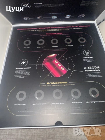 Сешоар 7 в 1 мултистайлър  Orenda, снимка 4 - Фризьорски принадлежности - 50805194