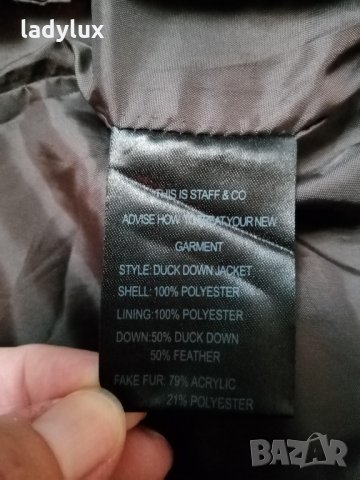 Staff & Co, Гъши пух, с Качулка, Яке, Размер М. Код 1422, снимка 13 - Якета - 35203130