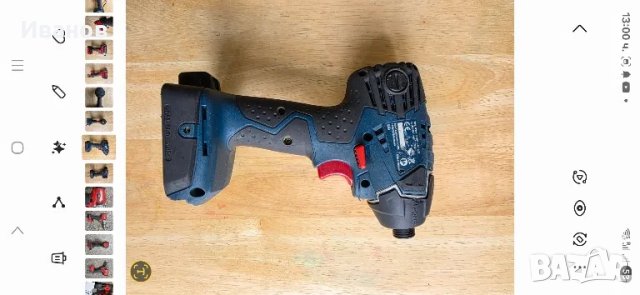 импакт бош Bosch GDR 18V LI, снимка 2 - Винтоверти - 50141579