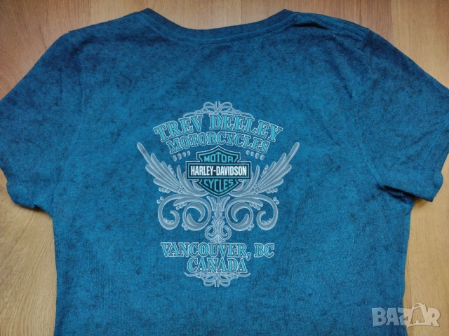 Harley Davidson - дамска тениска, снимка 3 - Тениски - 53575365
