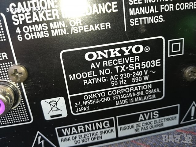 ONKYO RECEIVER-ВНОС SWISS 2211221649, снимка 14 - Ресийвъри, усилватели, смесителни пултове - 38759891