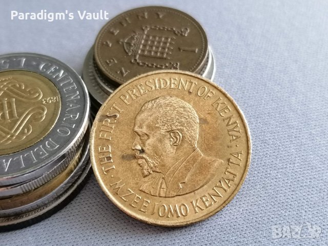 Монета - Кения - 5 цента | 1971г., снимка 2 - Нумизматика и бонистика - 43354053