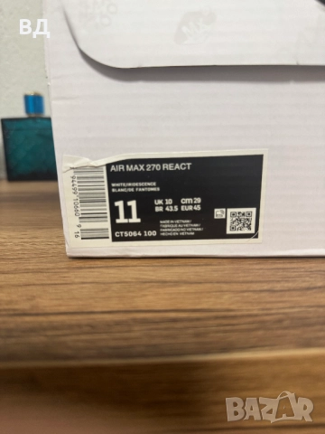 Nike Air Max 270 React, снимка 7 - Маратонки - 51431925