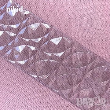 3D геометрични форми оригами стенсил форма шаблон подложка с релеф отпечатък за торта шоколад, снимка 3 - Форми - 37336324