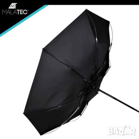 Автоматичен чадър 110 см - голям, сгъваем, ветроустойчив със защитен калъф , снимка 4 - Други стоки за дома - 52846289