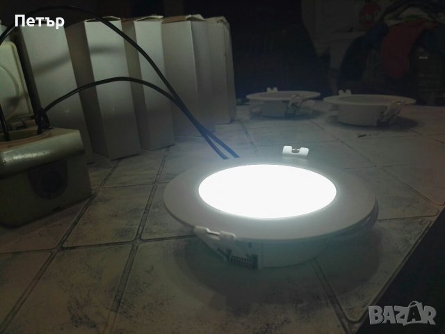 LED панели 14W, 4000к, 6000к, лунички, бял лед панел, плафон, лед осветление, снимка 4 - Лед осветление - 39160126