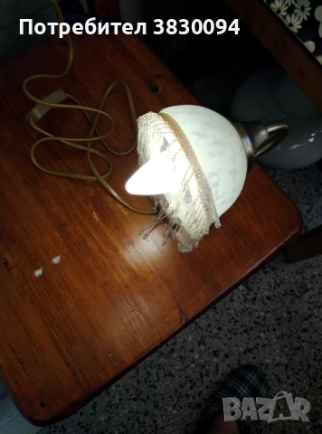 Ретро нощна лампа, снимка 8 - Настолни лампи - 51237476