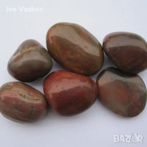 червеникави декоративни камъни , снимка 1 - Декорация за дома - 37660833
