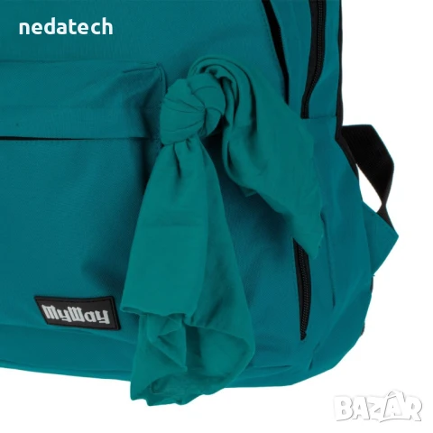 Ученическа раница My Way с бандана, 36x15x43 см., снимка 3 - Ученически пособия, канцеларски материали - 51417497