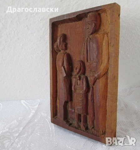 Разни дървени: Дървена птица 28 см.,  дърворезба, фигура статуетка пластика дърво каче, пано, кон, снимка 12 - Статуетки - 42330650