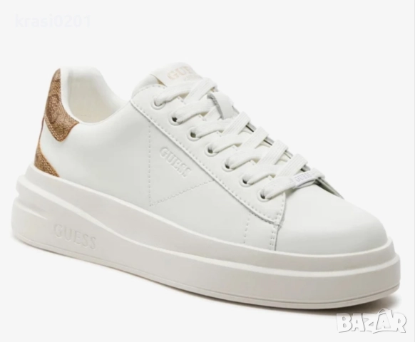 Оригинални маратонки на Guess! Естествена кожа, 37 номер , снимка 2 - Маратонки - 52497044