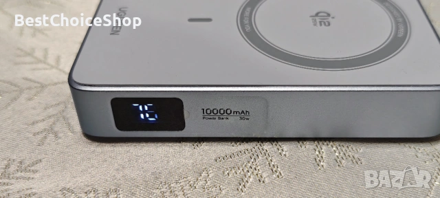  Ugreen Model: PB773. MagFlow за MagSafe Power Bank  Qi2 25W безжично бързо зареждане, снимка 6 - Външни батерии - 53149526