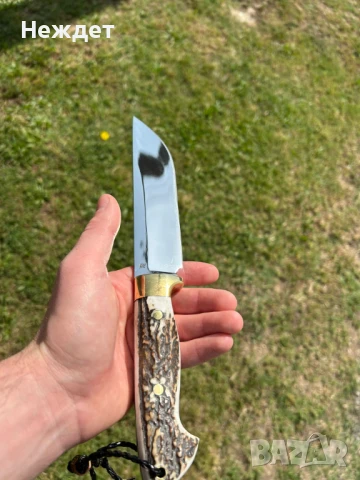 Ловен нож от n690 стомана закален на 61hrc., снимка 6 - Ножове - 50488784