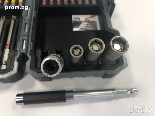Bosch накрайници, битове, вложки и държачи 43 части, Германия, снимка 5 - Други инструменти - 32875634