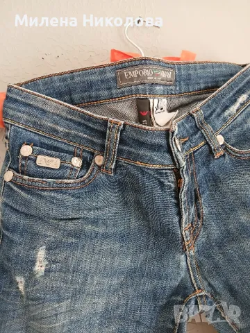 Слим Дънки Armani 26, снимка 2 - Дънки - 49872151