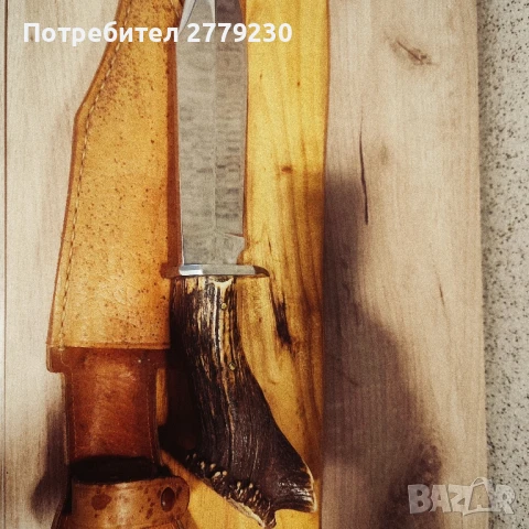 Ловен много масивен нож от колекция , снимка 13 - Колекции - 50754843
