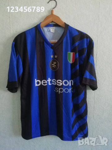 Inter Milan Lautaro 2024/2025 нова тениска футболна фланелка Интер Милан Лаутаро размер L, снимка 2 - Тениски - 51513366