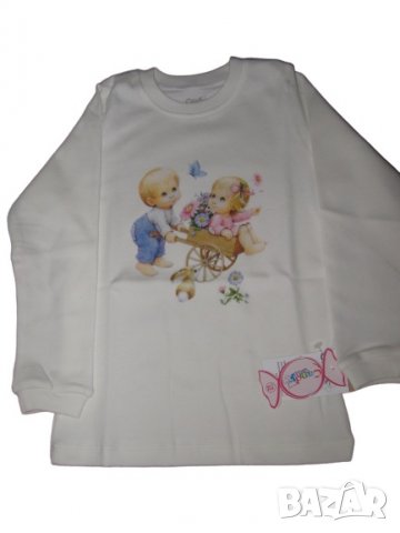 Детска блуза шампан, снимка 1 - Детски Блузи и туники - 27207429
