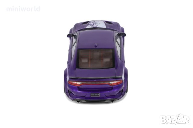 DODGE CHARGER SUPER BEE 2023 - мащаб 1:18 на GT SPIRIT смолен модел нов в кутия, снимка 7 - Колекции - 43757630