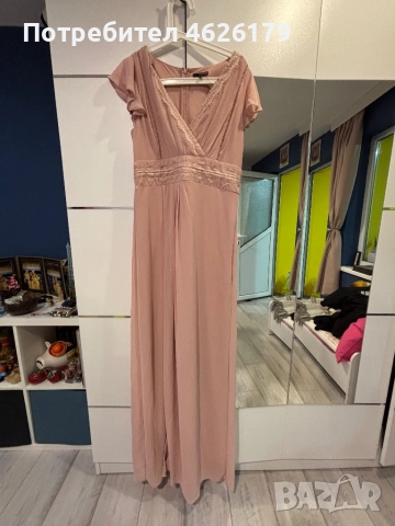 Елегантна дълга рокля L, снимка 2 - Рокли - 52381050