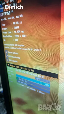 Видеокарта RX480 8GB Sapphire , снимка 5 - Видеокарти - 50191960