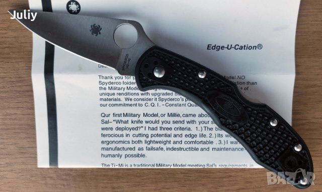 Spyderco Delica 4, снимка 11 - Ножове - 39228369