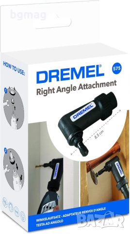 Dremel 575 оригинална ъглова приставка за мултиинструменти Дремел , снимка 4 - Други инструменти - 52141748