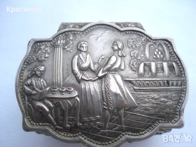 Стара барокова кутия за бижута, снимка 5 - Антикварни и старинни предмети - 43959727