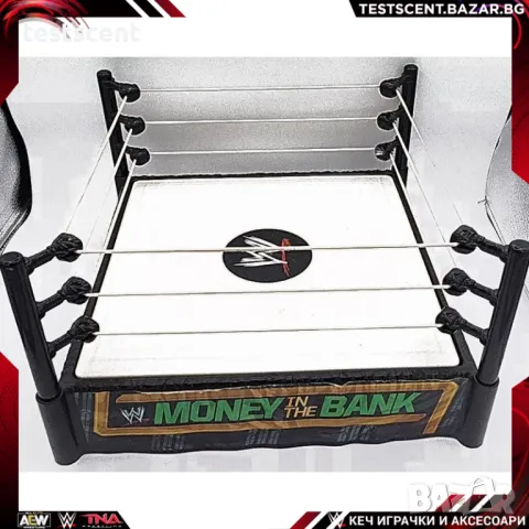 Ринг за играчки Mattel WWE 2010 Money In the Bank Spring Ring Wrestling кеч ринг