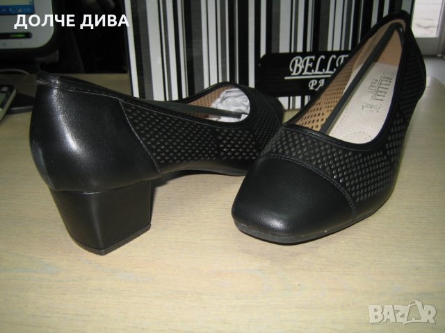 НАМАЛЕНИЕ-Дамски обувки м.06-86 черни , снимка 3 - Дамски обувки на ток - 28404914