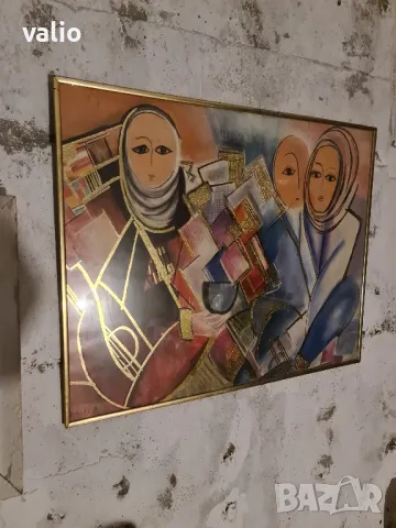 Картина рисувана и подписана, снимка 2 - Картини - 49241298