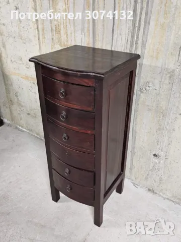 Висок скрин изцяло от масив, снимка 2 - Скринове - 47525794