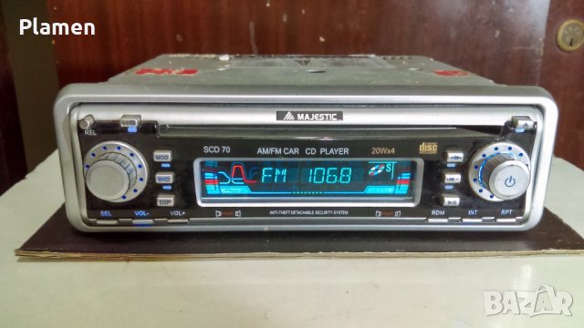 CD плейър Majestic за кола, снимка 1 - Радиокасетофони, транзистори - 38290242