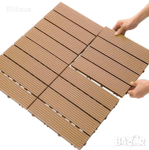 Уникално красив сглобен декинг под - 1бр, снимка 5 - Други стоки за дома - 52832132