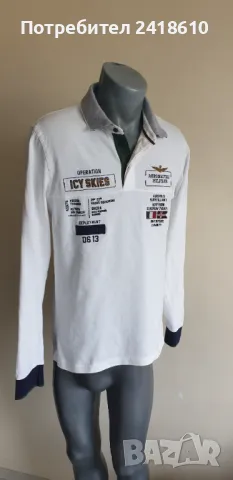 Aeronautica Militare Mens Size 50 / L - M  ОРИГИНАЛ! Мъжка Блуза!, снимка 3 - Блузи - 49795925
