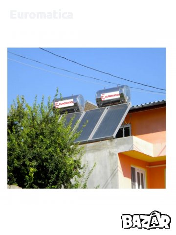 Слънчев бойлер 300L с колектор 2 бр. x 2.00m2 - затворена система, снимка 3 - Бойлери - 35235149