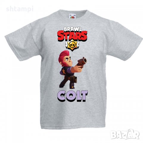 Детска тениска Colt 2 брол старс Brawl Stars, снимка 3 - Детски тениски и потници - 32920191