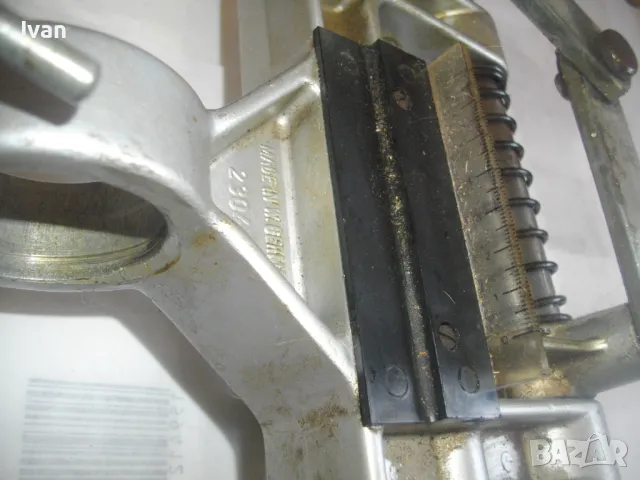 AEG BST707 Made in WEST GERMANY МАСИВНА СТОЙКА ЗА БОРМАШИНА НЕМСКА ПРОФЕСИОНАЛНА СТАРО КАЧЕСТВО 6кг, снимка 15 - Бормашини - 48253263