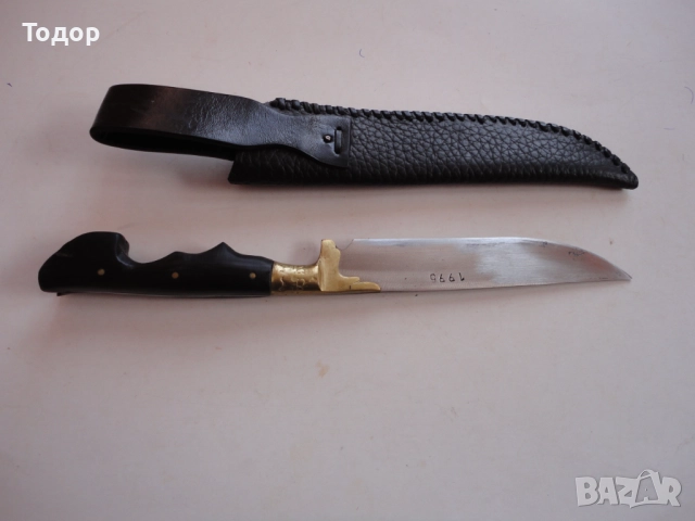 Майсторски ловен нож каракулак с кания 3, снимка 2 - Ножове - 52825831