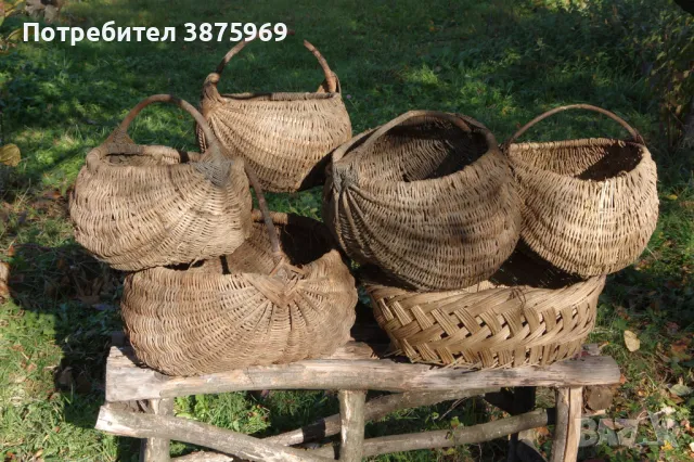 Стари плетени кошници и плетен кош