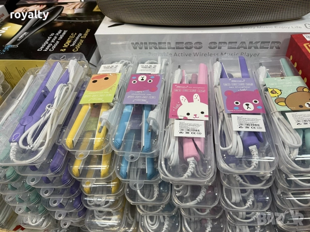 Мини преса за коса - различни цветове, нова