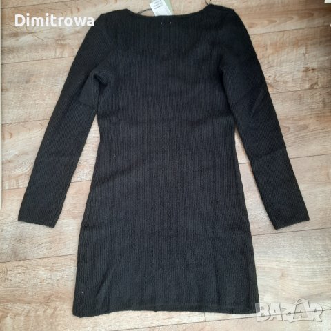 р-р Л дамска плетена рокля H&M, снимка 7 - Рокли - 43337286
